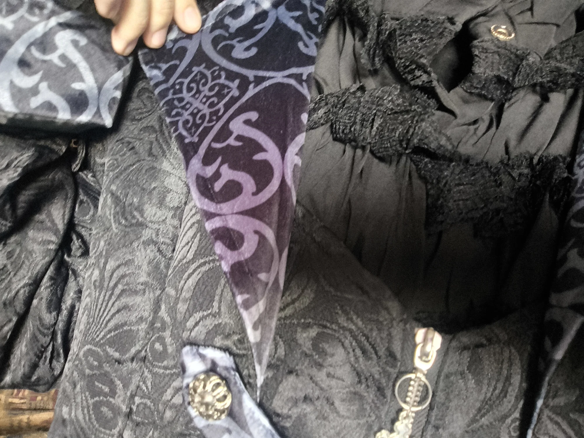 Manteau long gothique noir à manches longues pour adulte - Style victorien
