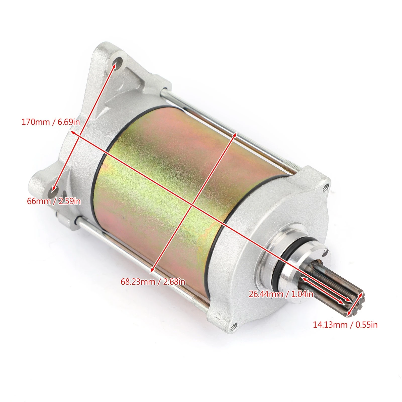 

Starter Motor for CFmoto 800 TerraLander X8 800 Tracker U8 800 Trail Z8 800EX 800XC 850 X8H.O. 950 1000 0800-091000