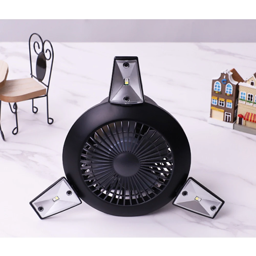 مروحة قماش القنب اللاسلكية المحمولة للتخييم من Deluce Dlf-Pcp71Nk