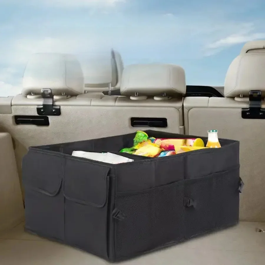 Big Capacity Collapsible Car Storage Box Trunk Cargo Case Repair Tools Holder Auto Organizer Automotive Accessories Universal