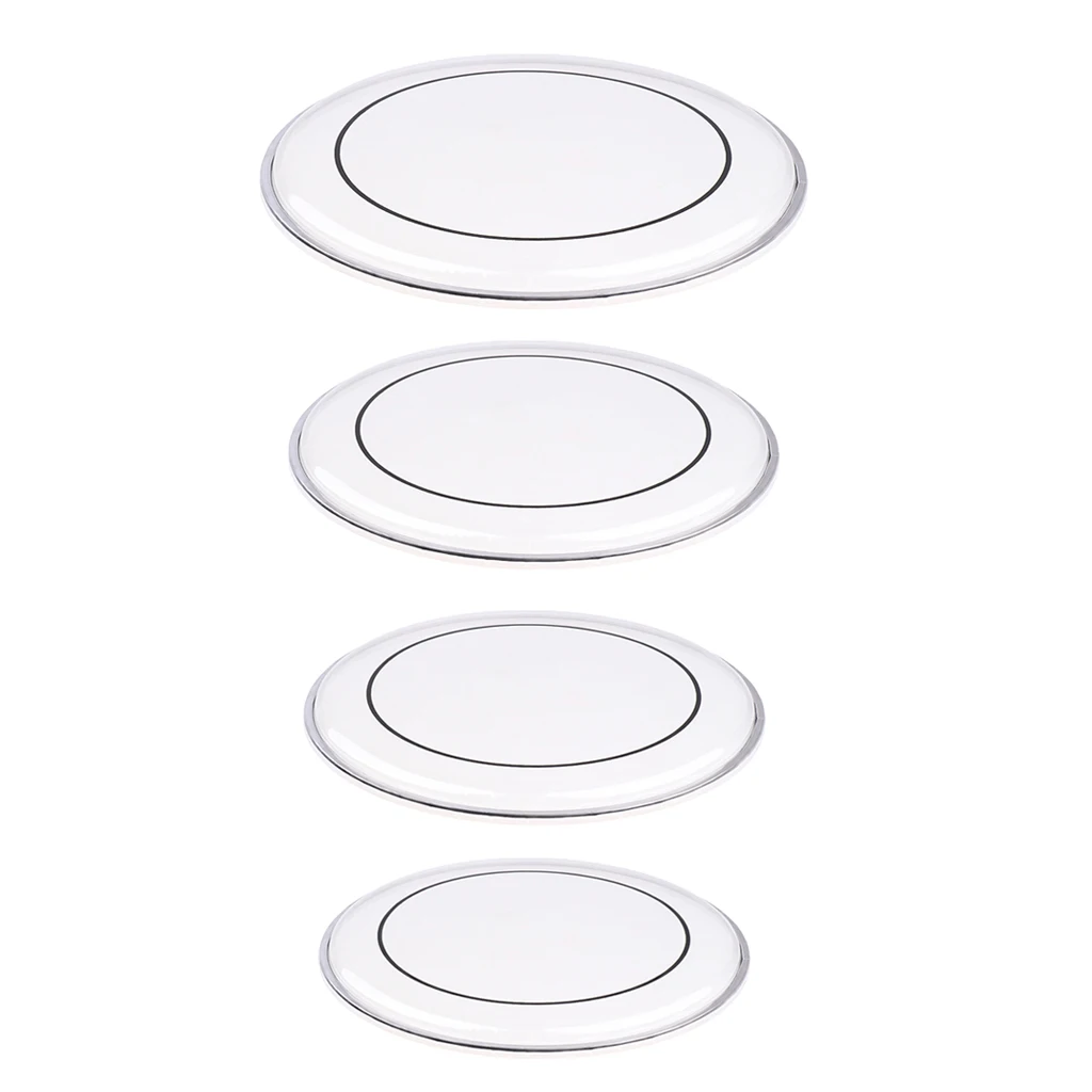 Tooyful Clear Double Layer Drum Head Drum Skin for Drum Kit Set Percussion Accessories