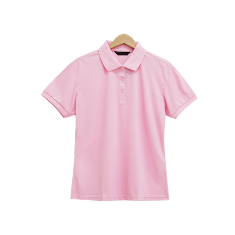[Manika] Women's Coolon Polo Collar Polotee Collar Tee Cooling Short Sleeve T-Shirt Functional Plain Short Sleeve Tee