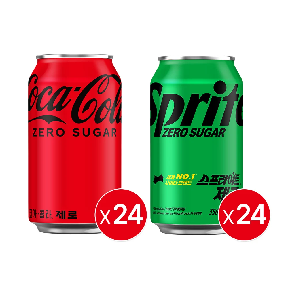 Coca Cola No 350ml 24 Mice + Spite No. 350ml Can 24 Mice _ C