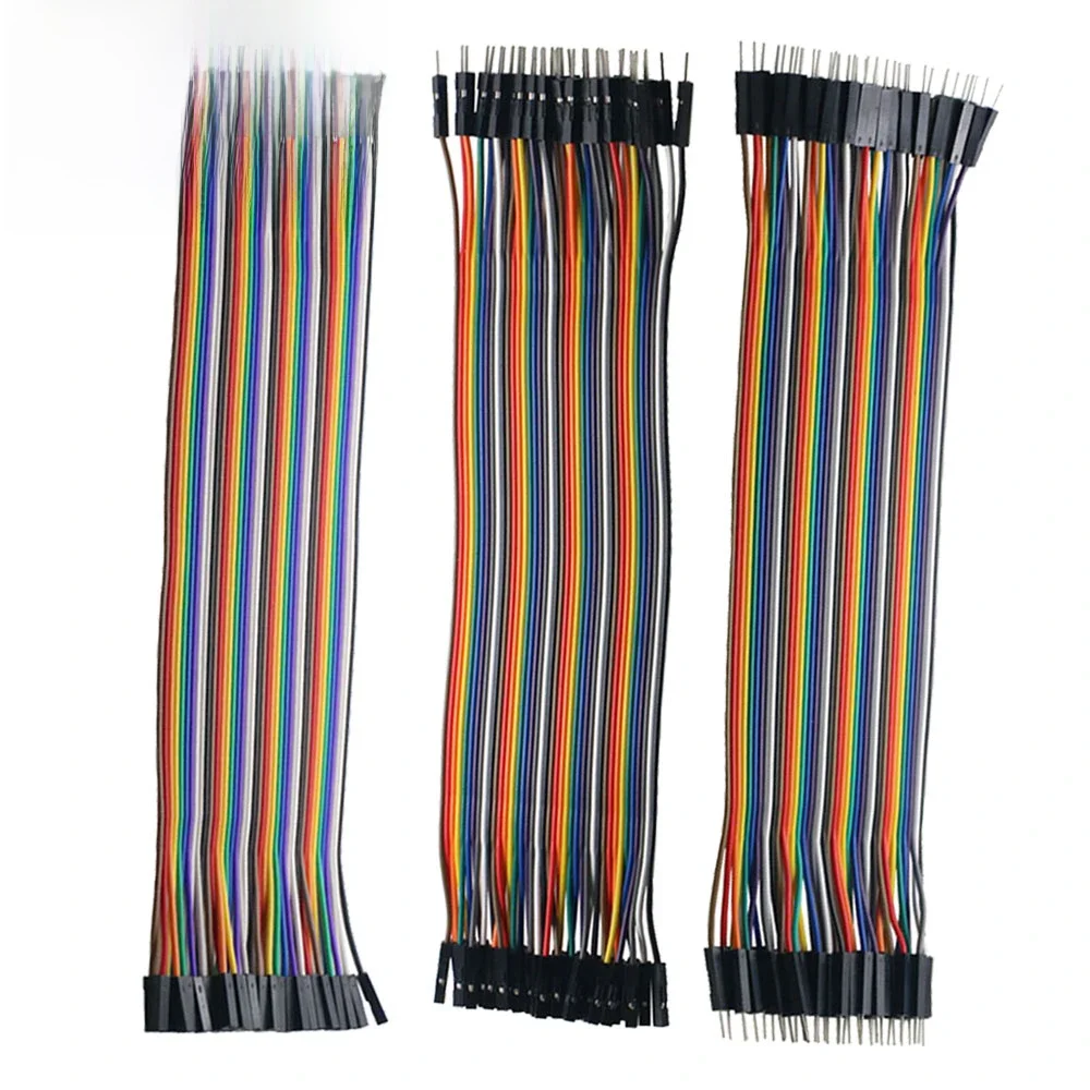 40-120PCS Dupont Linie 10/15/20CM 30CM 40Pin Stecker auf Stecker + Stecker auf Buchse Buchse auf Buchse Jumper Draht Dupont Kabel für DIY KIT