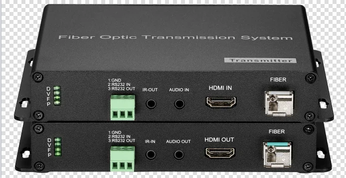 1 channel bidirectional 3.5 audio, HD MI 2.0 Fiber Optic Converter 10KM LC fiber 4k60HZ video  Fiber optic transmitter receiver
