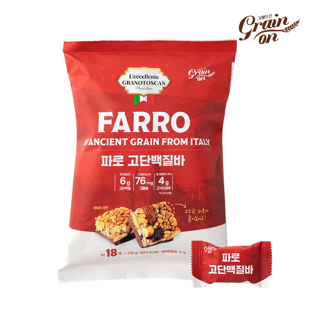 Grainon Farro Protein Bar 216g