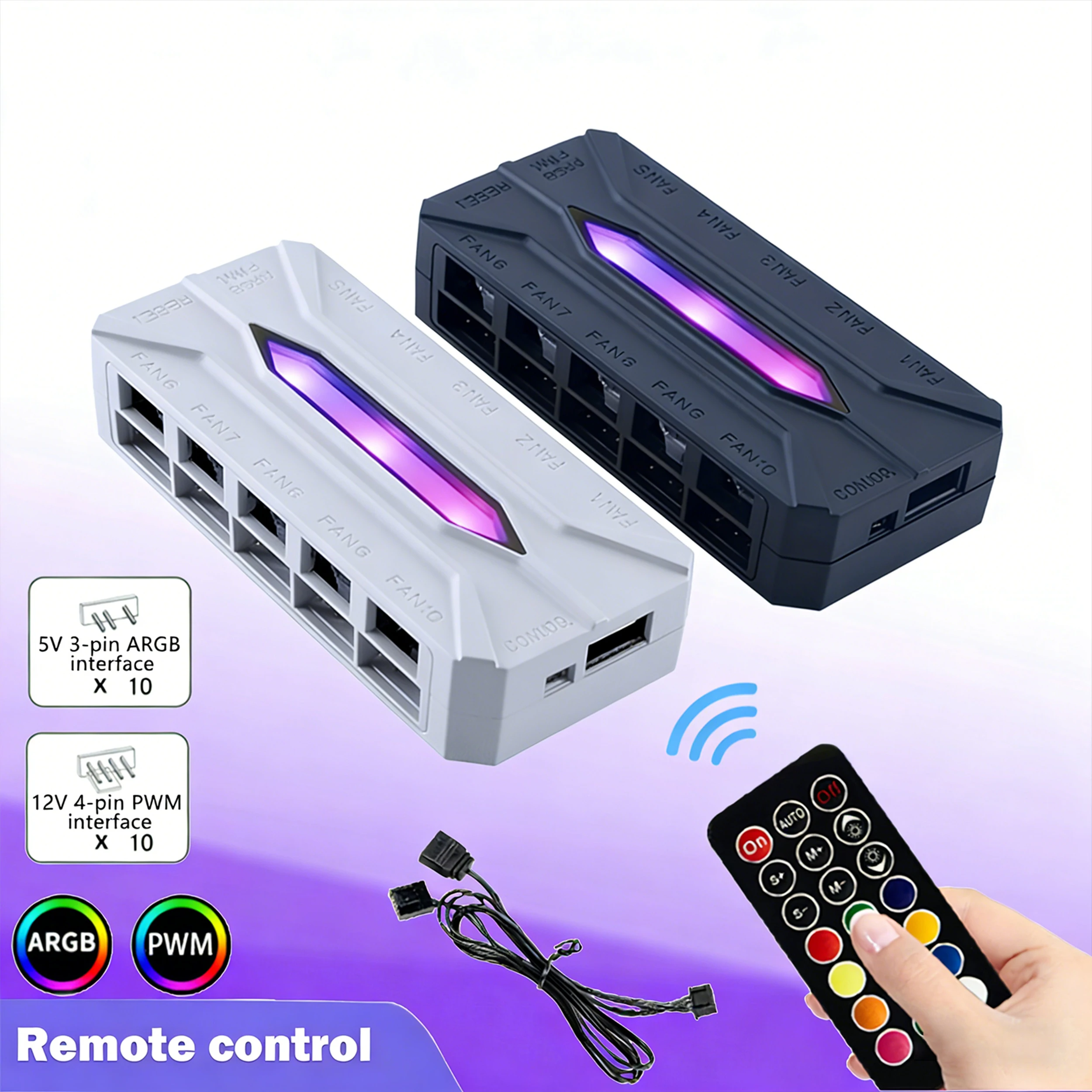 10-Port Pwm Argb Fa…