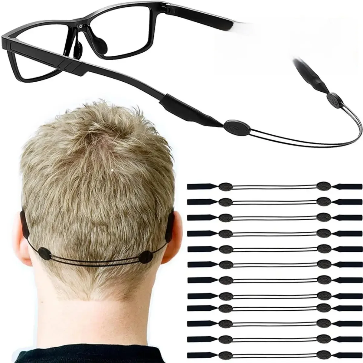 1pc Einstellbare Anti-slip Brillen Retainer Universal Fit Brillen Lanyard Sport Sonnenbrille Unisex Halter Strap Lanyard