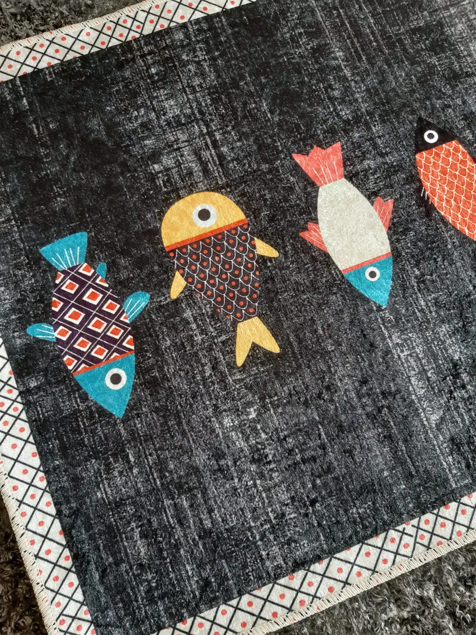 Mat Anti-skid Oil-proof Household Entrance Balcony Carpet Long Strip Waterproof Fish Soft Rug Absorption Doormat