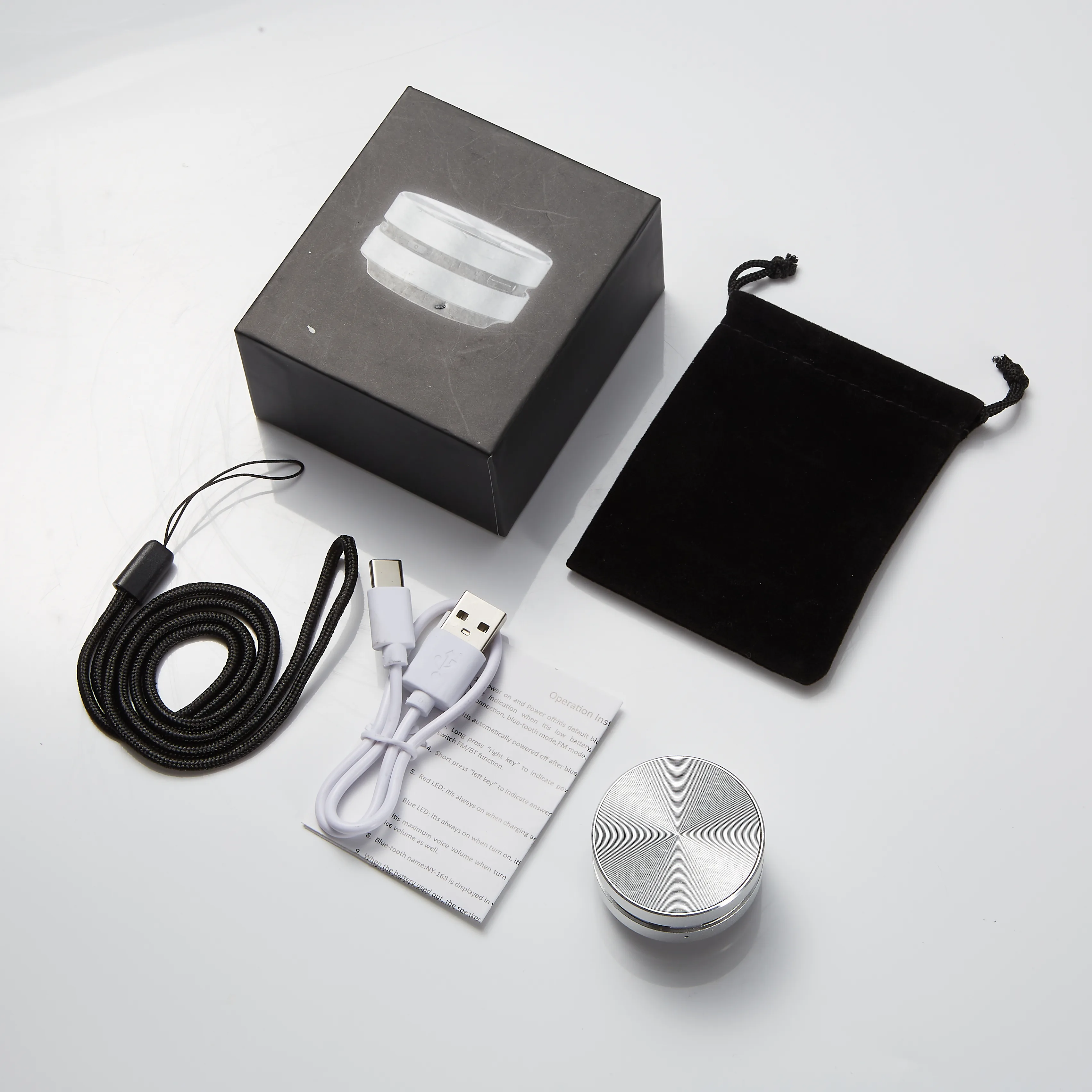 Bone Conduction ลำโพง Hummingbird เสียงบลูทูธเข้ากันได้กับเสียงกล่อง TWS มินิสเตอริโอไร้สายลำโพงแบบพกพา