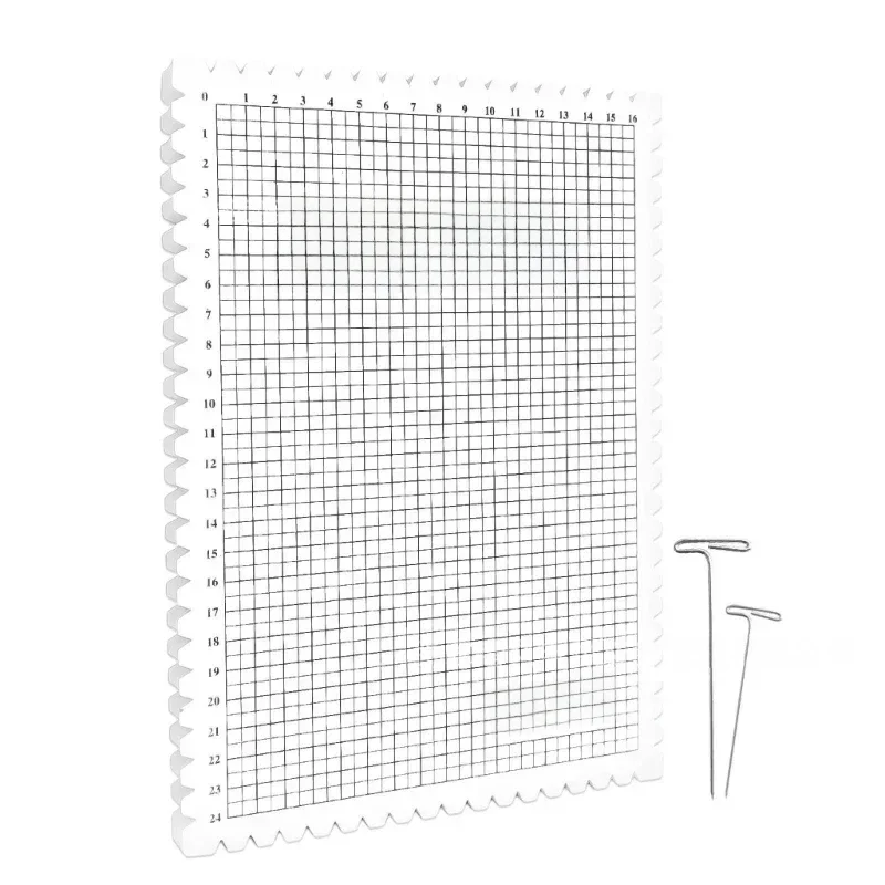 Planche à macrames créative, artisanat, ficelle à tricoter, planches quadrillées, tapis en laine, bricolage