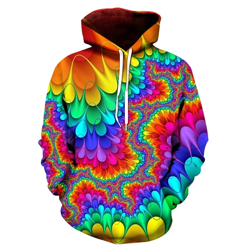 Modna męska bluza z kapturem z nadrukiem 3D kolorowa bluza z galaktyką na co dzień duża bluza z kapturem dla mężczyzn kobiet Sudaderas Para Hombres — zdjęcie 2