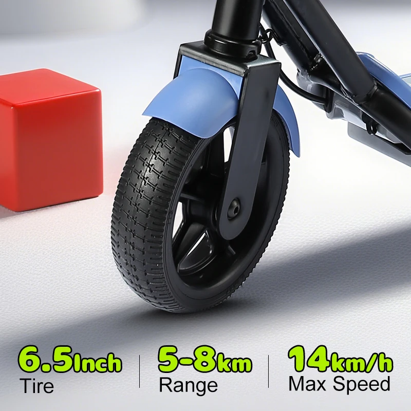 Mankeel MK029 سكوتر كهربائي للأطفال مع أضواء ملونة بحد أقصى 14 كم/ساعة خفيف الوزن قابل للطي سكوتر إلكتروني لهدية الأطفال #4