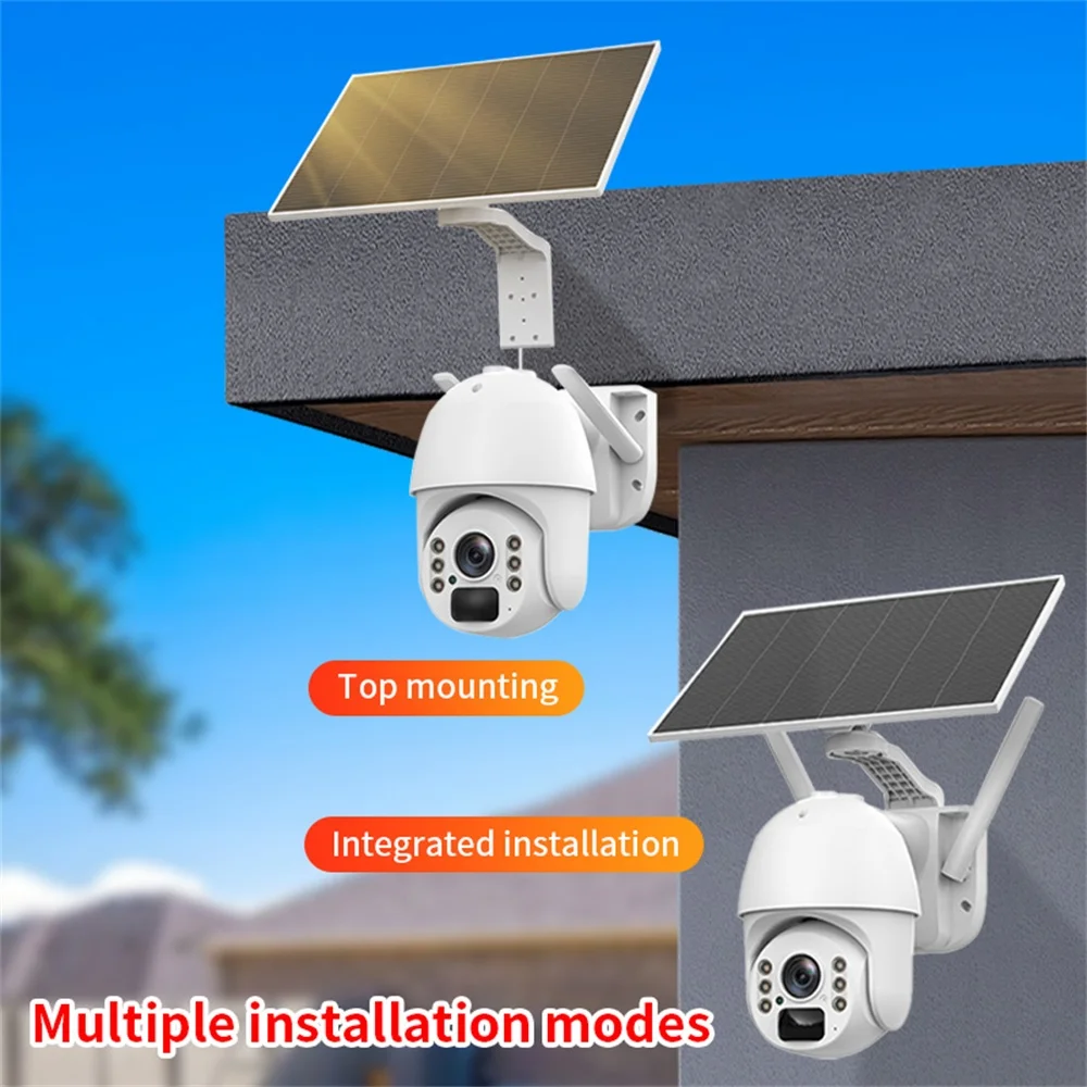 

V3 motion detection wifi 4G network solar battery night vision surveillance waterproof security camera