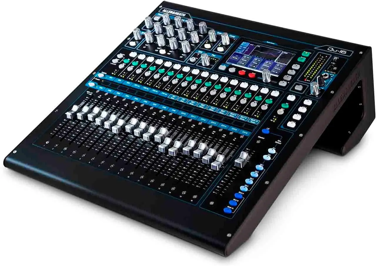 NEW SELLING Allen & Heath QU-16C Rack Mountable Compact Digital Mixer Chrome Edition