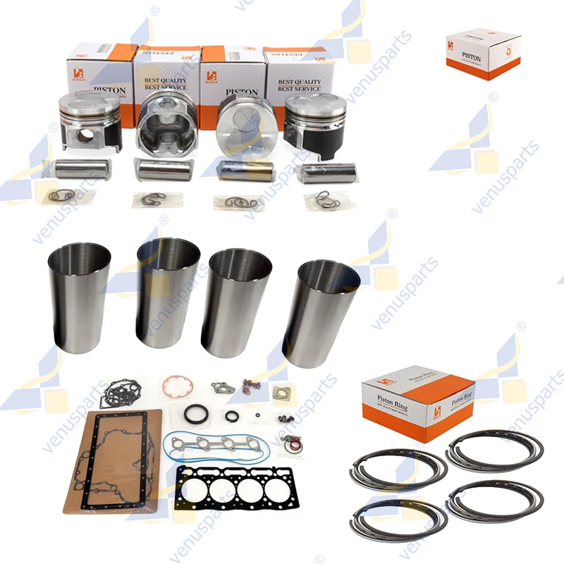 V1505 Overhaul Rebuild Kit For Kubota Engine Full Gasket Kit Cylinder Liner Piston Rings Piston 78*2HK+1.5+4mm Parts