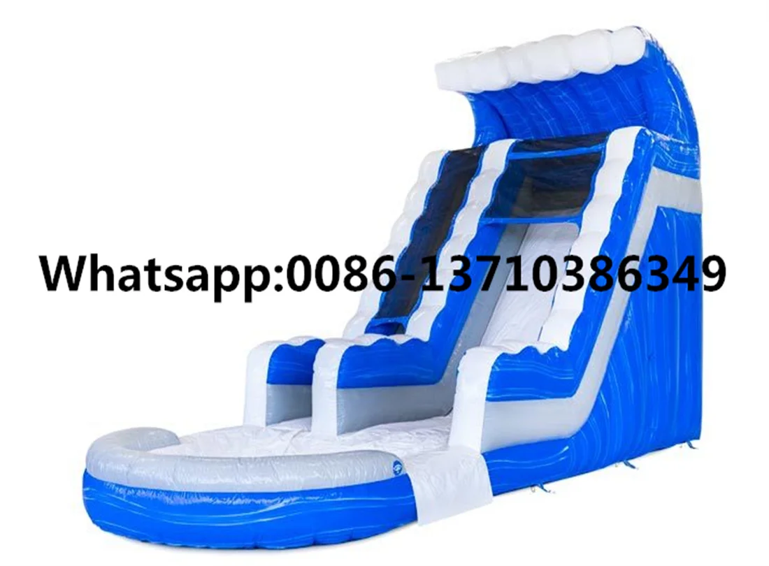 

Commercial hot-selling outdoor inflatable water, pool slide BD-080