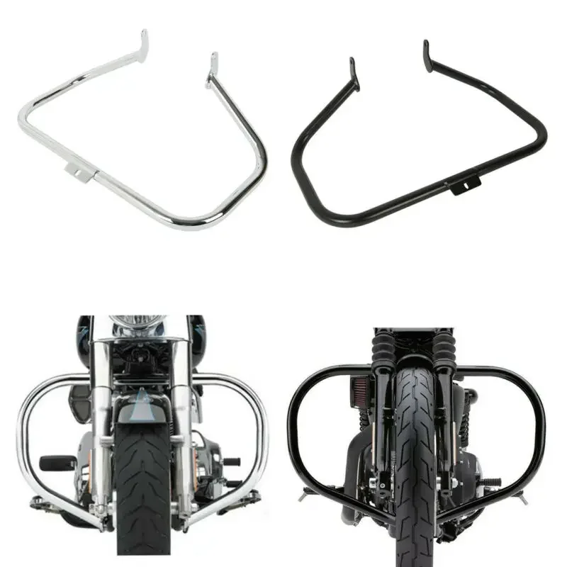 Osłona silnika motocykla pasek awaryjny do modeli Harley Softail Heritage Fat Boy Springer FLST FLSTC FLSTS FLSTF Deluxe FLSTN 00-17 — zdjęcie 2