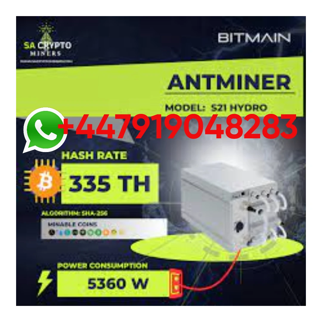 

Б. СКИДКА Новый Bitmain Antminer S21 Hyd (335Th) 5360W Bitcoin Miner BTC/BCH/BSV SHA256 Hydro-cool