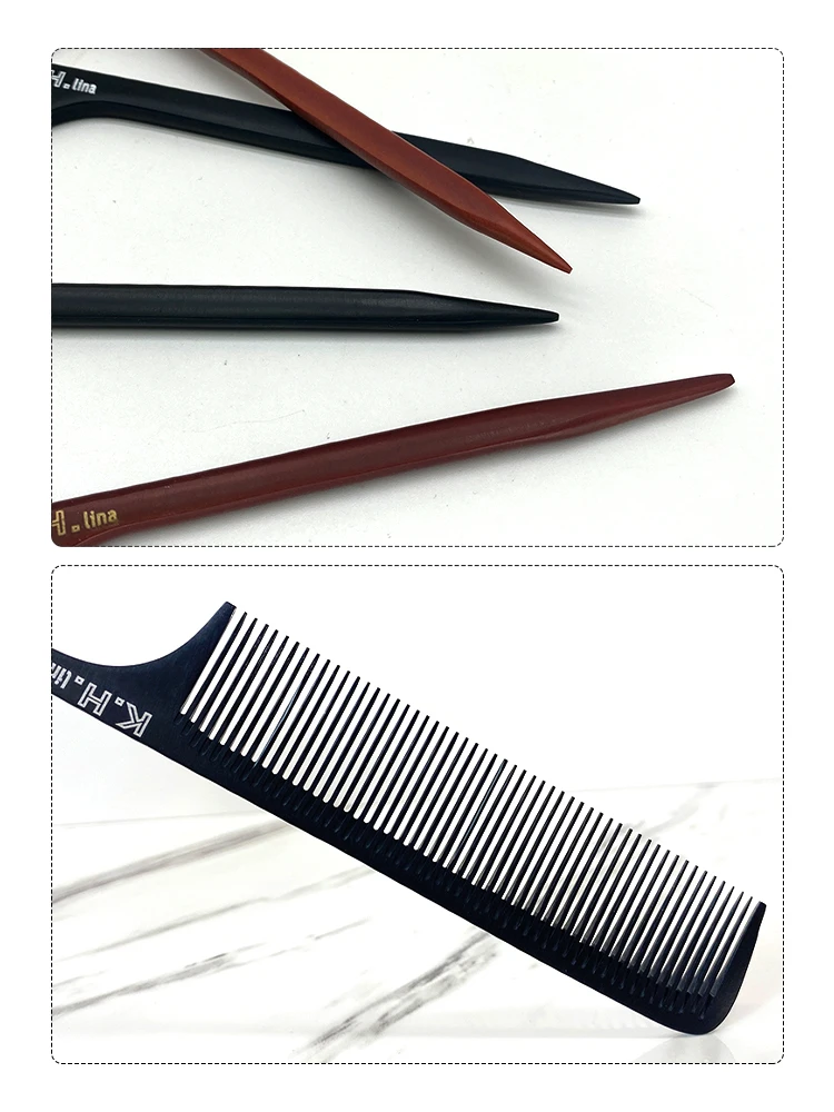 Professional Pointed Tail Wide Teeth Hair Styling Comb Anti-static Hair Dye Brush Rat Tail Combs Salon Tools Barber Accessories