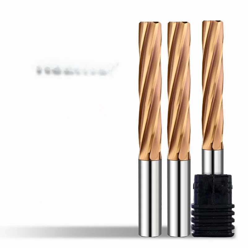 Rozwiertak maszynowy YZH HRC60 1mm ~10mm Powlekany Spiralny Rowek 3F 4F 6F Tolerancja H7 Wewnętrzny Otwór Stal Hartowana Frez do Metalu CNC — zdjęcie 2