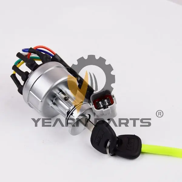 

YearnParts ® Starting Ignition Switch 21E61-0430 21E610430 for Hyundai Wheel Loader HL7803A HL740-3 ATM