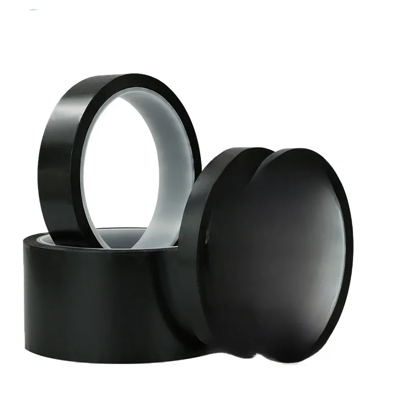 Ruban adhésif Kapton noir, résistant à la tension, ombrage mat, résistant aux hautes températures, ruban adhésif en Polyimide