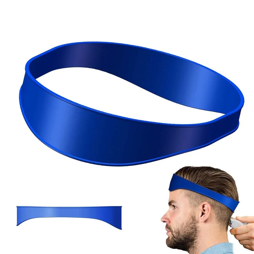 DIY Home Haarschnitte, gebogenes Stirnband, Silikon-Ausschnitt, Rasierschablone und Haarschneideanleitung, Haar-Styling-Werkzeug