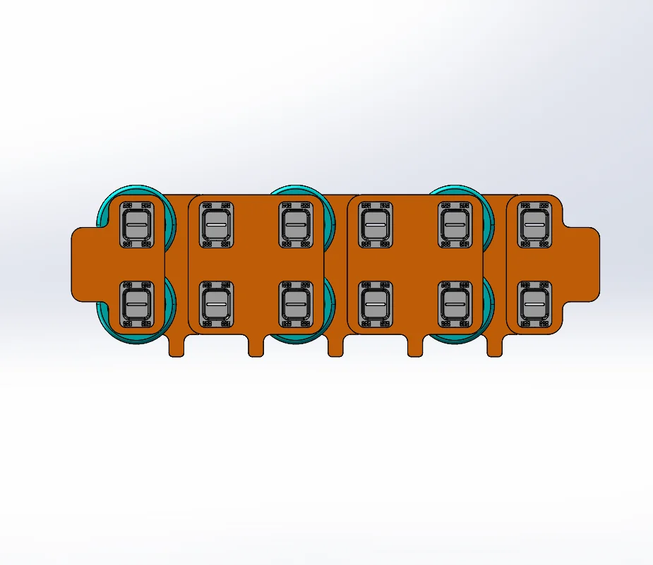 WELLGO 10SET 21700 Battery Nickel Sheet Optional Big Current 6S2P 21.4MM Copper Plated Nickel Sheet For Lithium Battery Pack