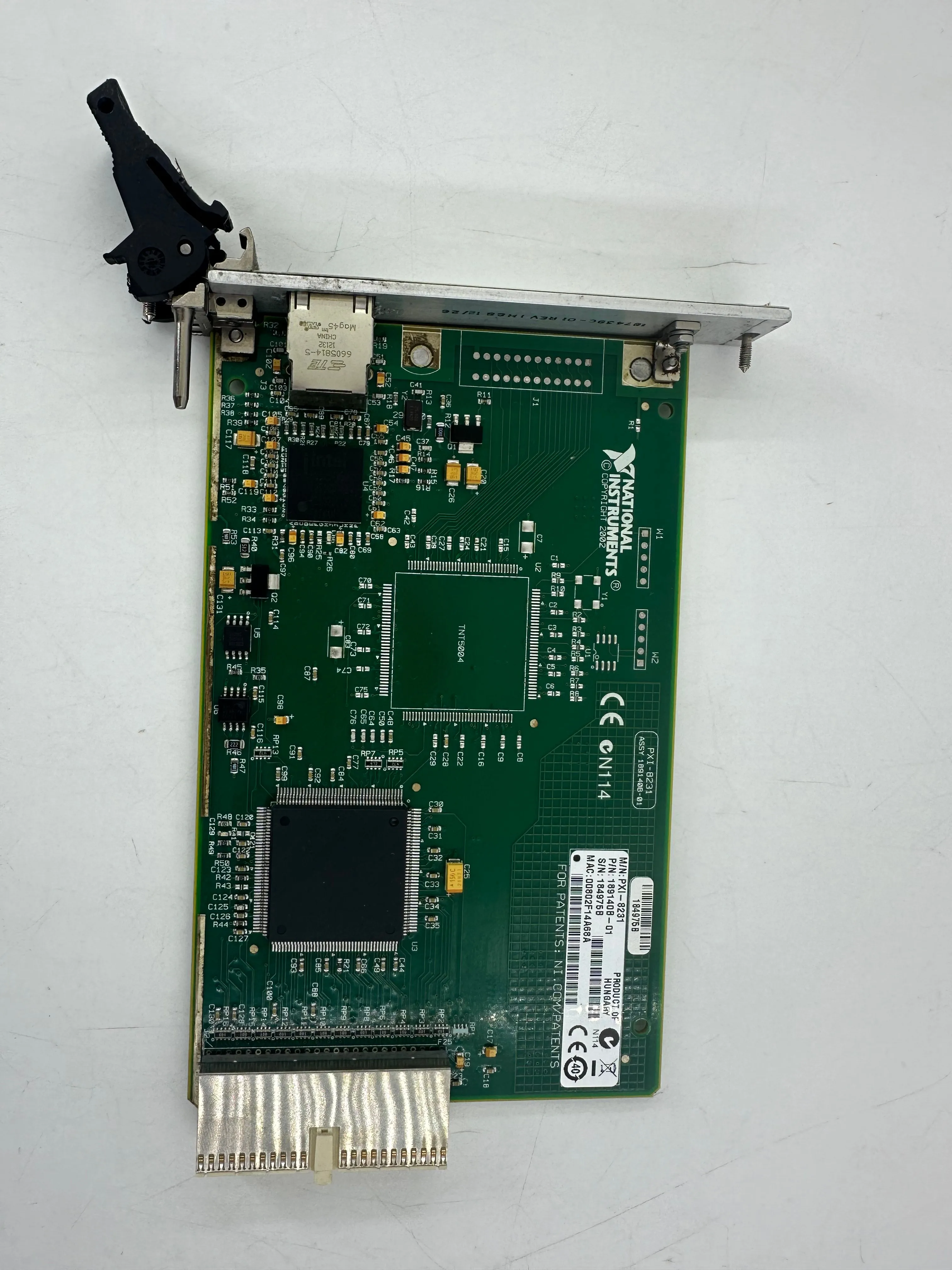National Instruments NI PXI-8231 Gigabit Ethernet Interface