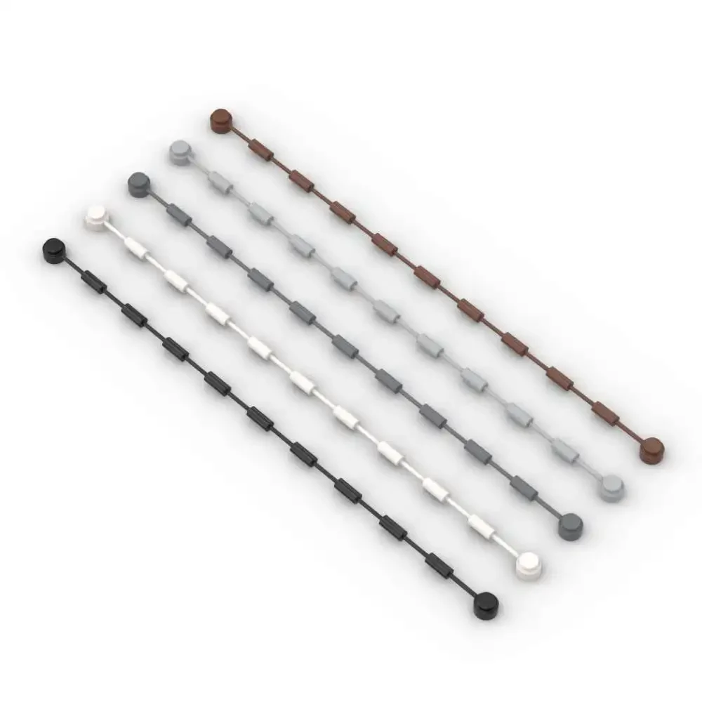 MOC – Kit de blocs de construction à cordes avec goujons d'extrémité, 10 pièces, 63141, 21l, poignées d'escalade globales, briques, jouet à particules, cadeau d'anniversaire pour enfants