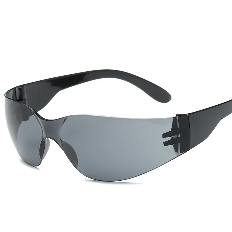 AliExpress NONE New Cycling Sunglasses Outdoor Sports Cycling Glasses Windshield Goggles Unisex Goggles Rimless Sport UV400 Riding