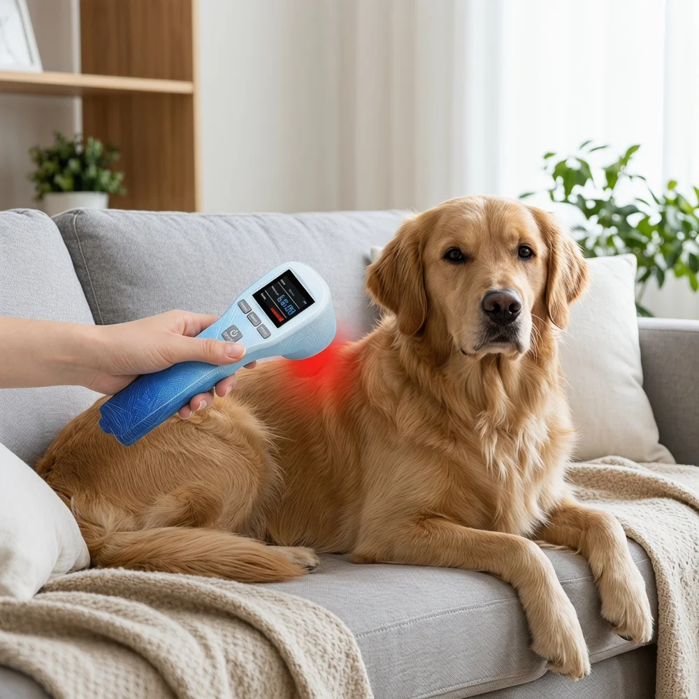 Appareil de thérapie laser infrarouge froid rechargeable Dawfek 880mW 650nm 808nm pour animaux de compagnie, thérapie laser de faible intensité pour usage domestique, physiothérapie, blessures sportives, tissus mous