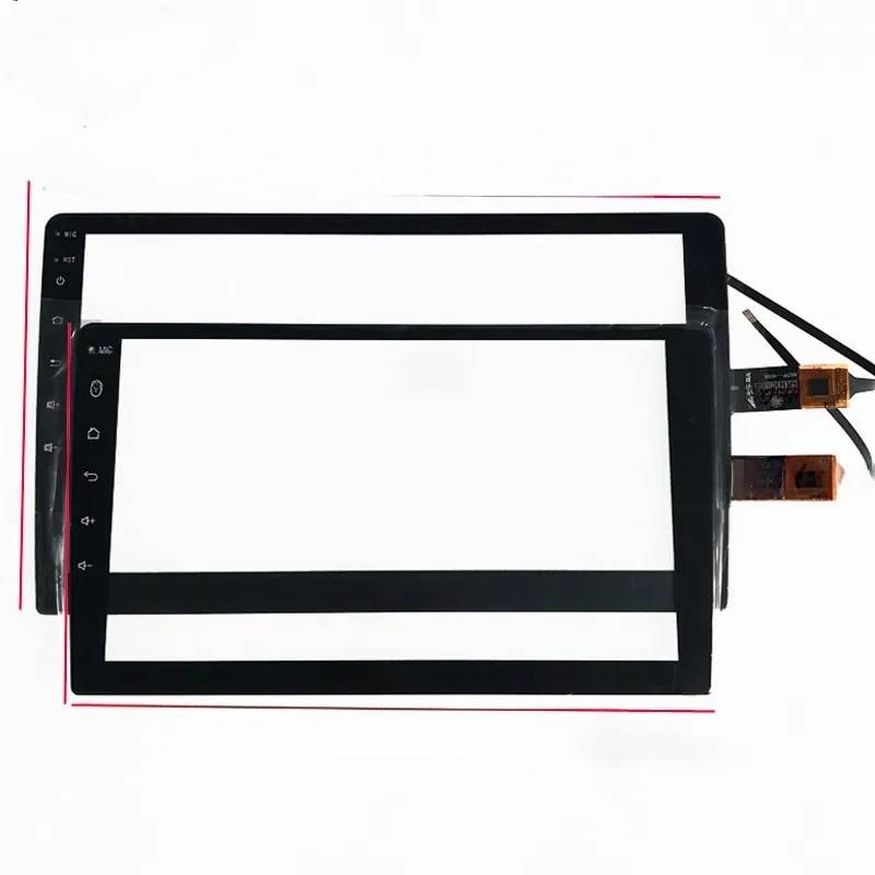 7 9 10 cali P/N LHCZ090-001-FPC-A / LHCZ-GG- 090101 -FPC-V2 Samochodowy GPS Pojemnościowy ekran dotykowy Digitizer Sensor 2.5D Szklany panel — zdjęcie produktu 6