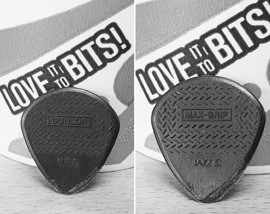 Dunlop Nylon Max Grip Jazz III Guitar Pick Plectrum Mediator Gauge 1.38mm, sell by 1 piece