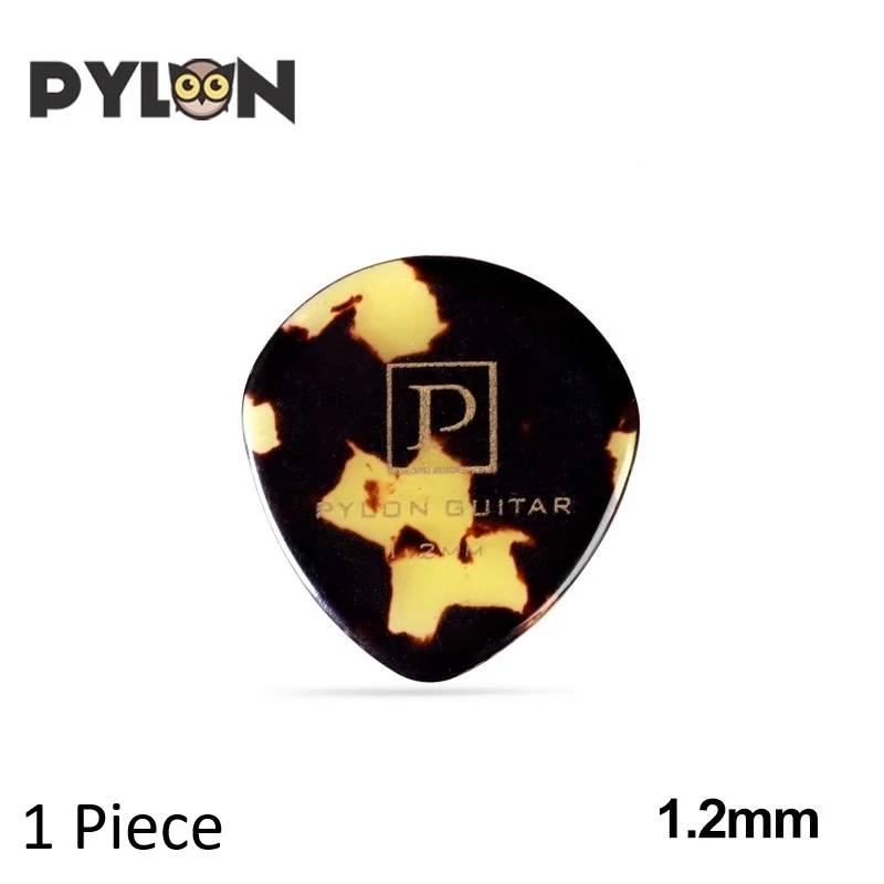 Pylon Guitar 1.2mm Jazz Speed Celluloid Pick Plectrum Mediator, made in Japan, 1/piece