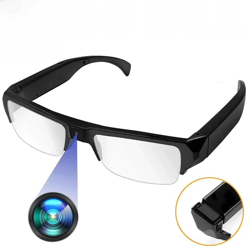 AliExpress CUGUU Mini Camera 1080P HD Smart Glasses Camera Portable Driving Bike VCR Camera Sports Camera Glasses for Conference/Cycling