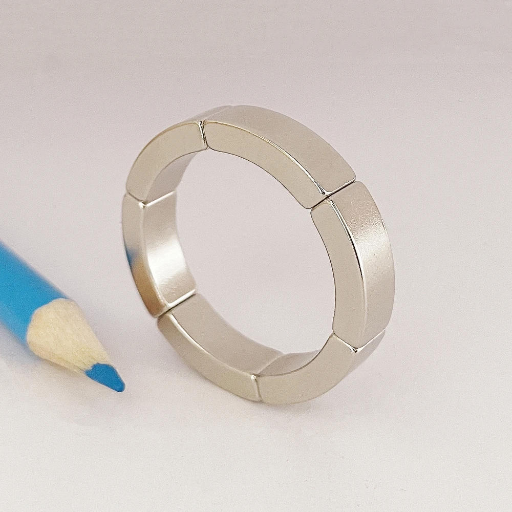 6PCS Segment Imans Refrigerator Magnets DIY Office Whiteboard Workshop Suitable Tools Home Workplace