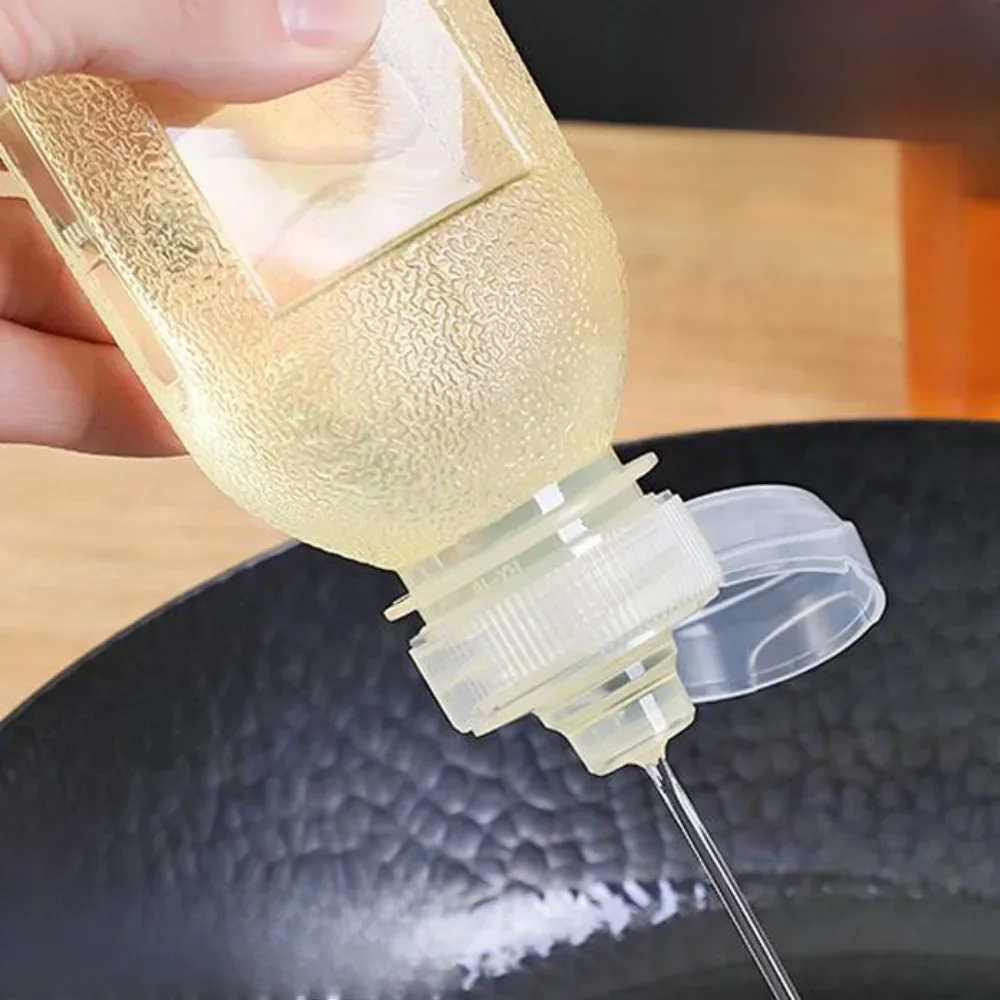 Bouteille de pulvérisation d'huile de cuisine de 1000ML, bouteille extrudée d'assaisonnement, bouteille d'assaisonnement en plastique pour Ketchup, vinaigrette, Gadgets de pique-nique barbecue
