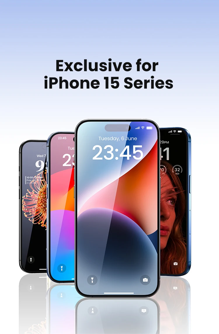 UGREEN 2PCS Screen Protector For iPhone 18 17 16 15 14 13 Pro Max Tempered Glass For iPhone 16 Plus Screen Protectors 15pro Film