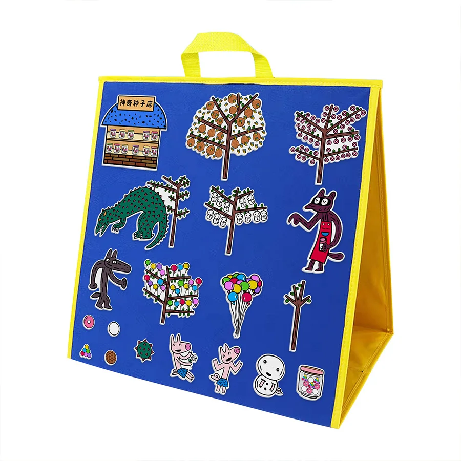 Magic Seed Shop Felt Story Set, Role Play Props, Early Education, Educational Teaching Aid, Interactive Holiday Activity