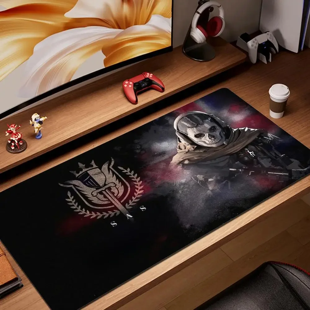 Anime caoutchouc naturel Gamer bureau décoration maison tapis de souris calls devoir Warzone jeu grande taille tapis de souris 90x40CM tapis de souris