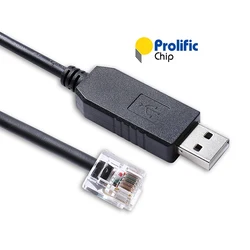 Hirschmann Managed Switch V.24 Management Configuration Cable Prolific USB RS232 Serial to RJ11 Communication Cable