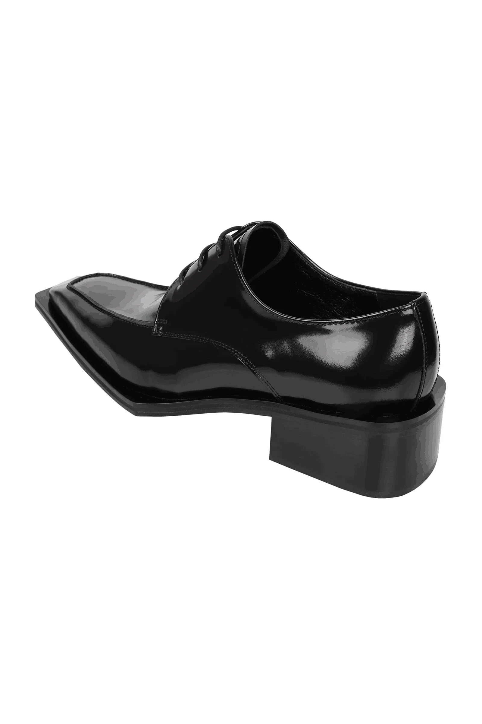 Black Genuine Leather Shoes Business Dress Shoes Low Heeled  Square Toe All-Match Casual Shoes Footwear Wear-Resistant