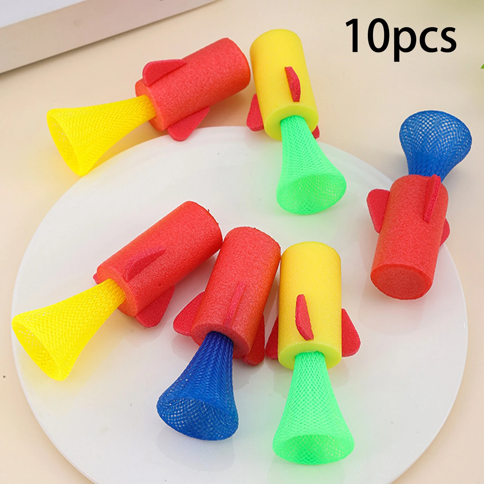 

10 шт., весенние ракетные установки для прыжков, игрушки из ЭВА, профессиональный класс, забавные новинки, сувениры для вечеринок, прочный подарок на день рождения для детей