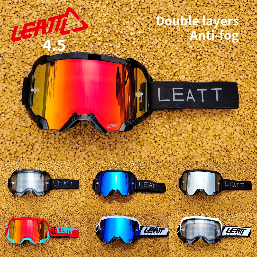 

Leatt Velocity 4.5 MX Goggles Double Layer Anti-fog Motocross Helmet Goggles DH MTB ATV Off Road Racing Cycling Glasses Ski Mask