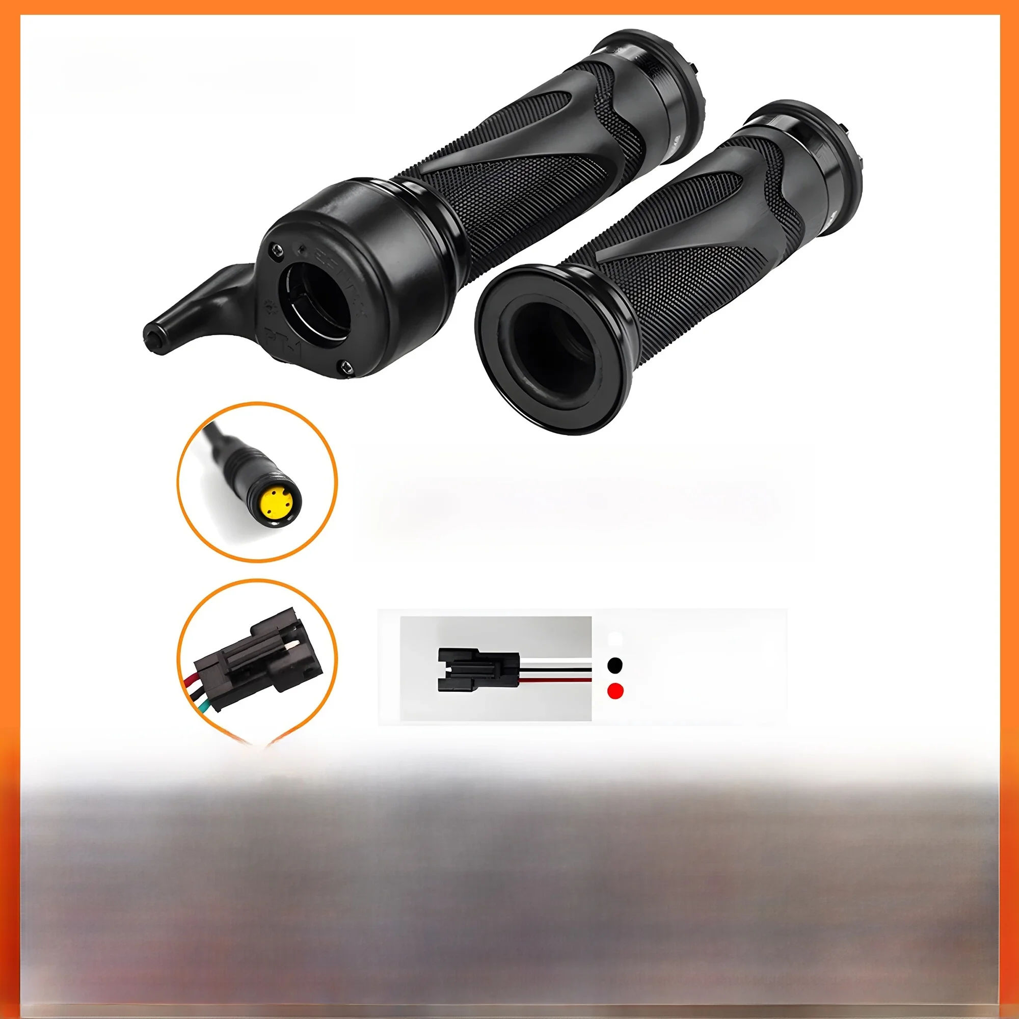 AliExpress Waterproof 24V/36V/48V E-Bike Twist Throttle Grip for Bafang Motor, Plug Play Durable Connector Electric Bike Accessories