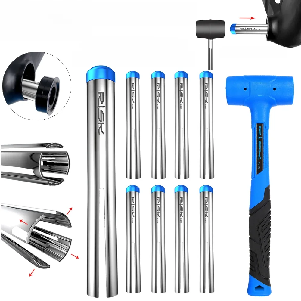 AliExpress 18-1PCS RISK Bike Headset Repair Removal Dismount Tool Bike Bottom Bracket Shaft Crank Install