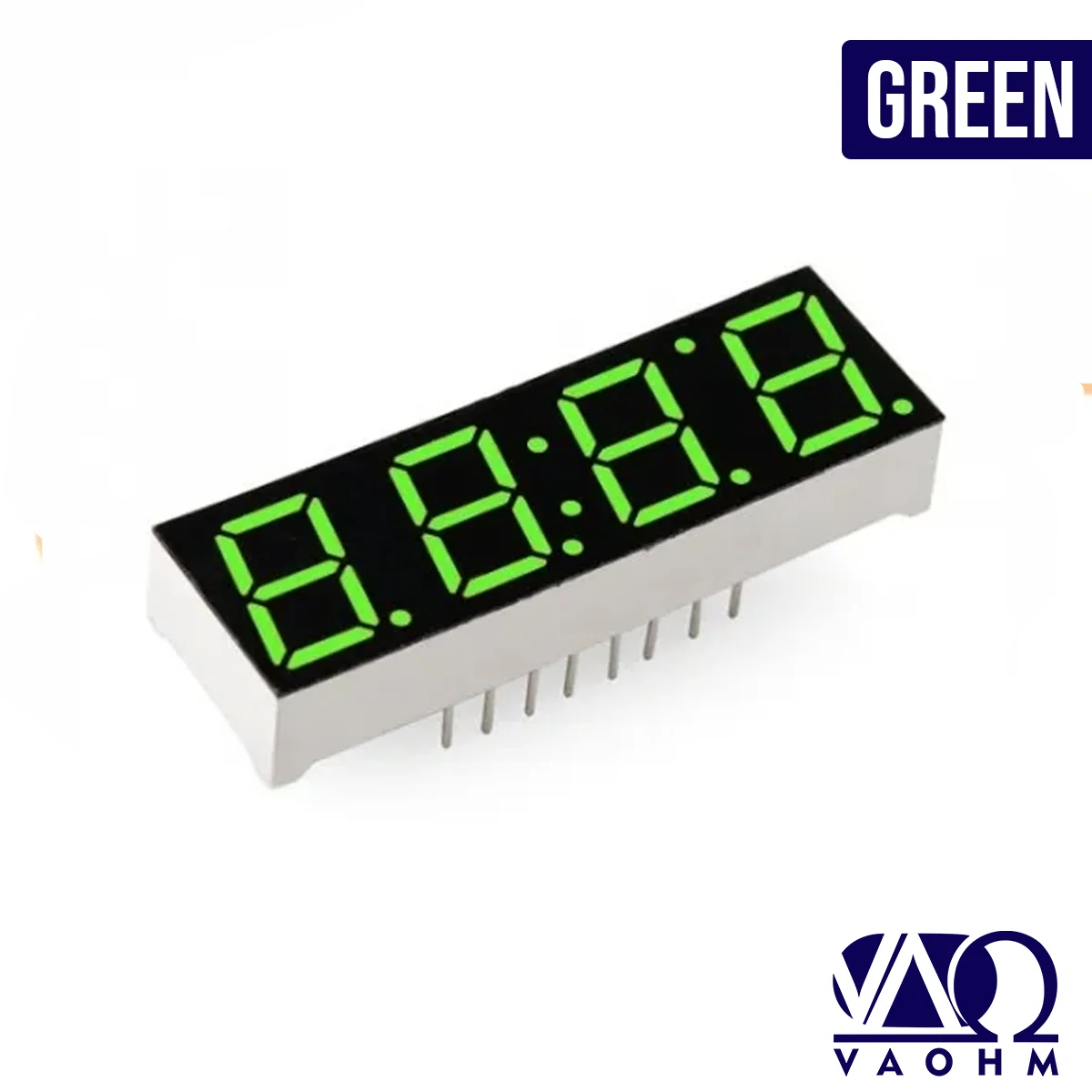 Imagem -02 - Sete Segmentos Led Display Tube Cátodo Comum Quatro Dígitos Vermelho Azul Verde Branco 2841ah 2841ab 2841ag 2841aw 028 10 Pcs