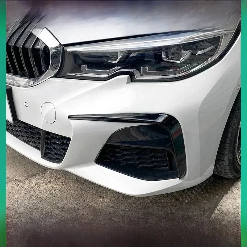 Do BMW G20 G21 Przedni zderzak samochodowy Spoiler Osłona lampy przeciwmgielnej Kratka 318i 320i 325i 330i 330d 330e Body Kit 2019-2022 Tuning — zdjęcie 2